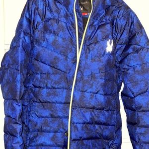 NWT Spider Ski coat down fill with goggle wipes attached retails $500